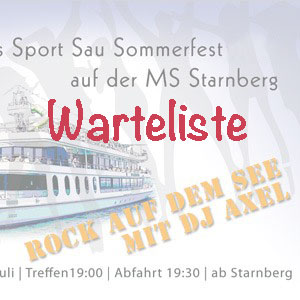 Sport Sau Sommerfest Karte 2026 (Warteliste)